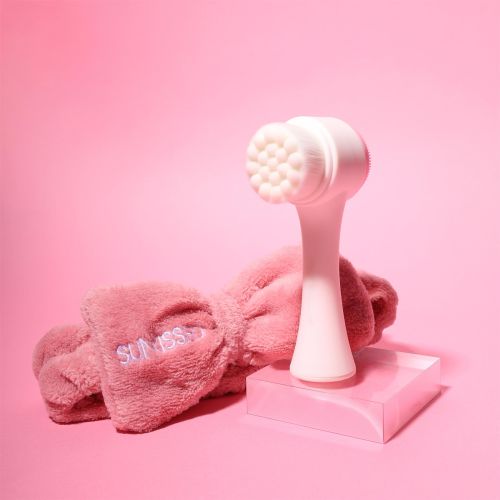 Sunkissed Get Fresh Facial Brush & Headband Gift Set