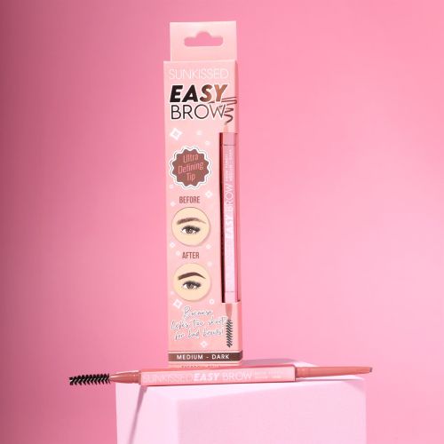 Sunkissed Easy Brow Eye Brow Pencil 0.1g Medium Dark - Vegan