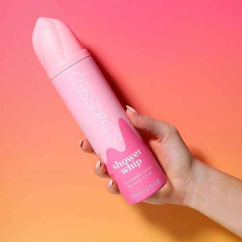 Sunkissed Shower Whip Shower Foam Strawberry Swirl 250ml