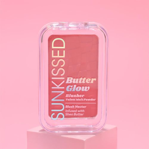 Sunkissed Butter Glow Blusher Velvet Melt Powder Blush Nectar 8g