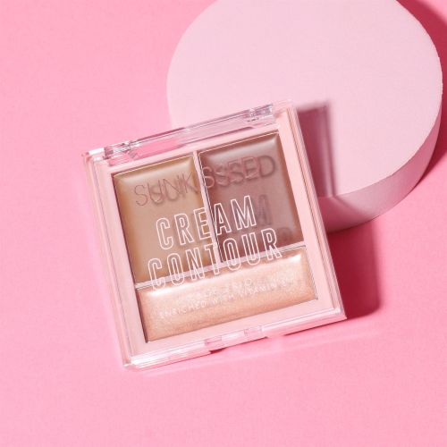 Sunkissed Cream Contour Face Trio 6.4g - Enriched with Vitamin E - Vegan