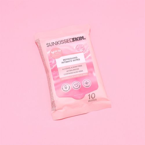 Sunkissed Skin Refreshing Intimate Cleansing Wipes 10 Pack