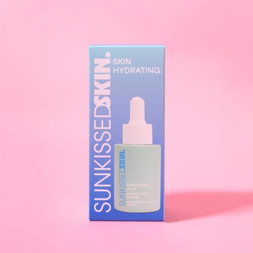 Sunkissed Skin Hyaluronic Acid Serum 30ml with Hyaluronic Acid and Myrothamus Extract - 95% Natural Formula  - Vegan