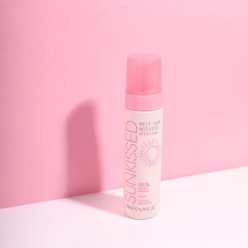 Sunkissed Self Tanning Mousse Medium 200ml