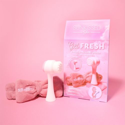 Sunkissed Get Fresh Facial Brush & Headband Gift Set