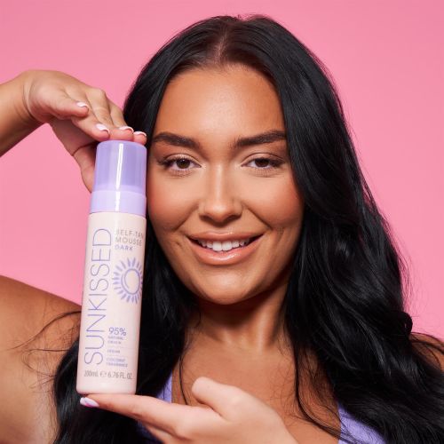 Sunkissed Self Tanning Mousse Dark 200ml