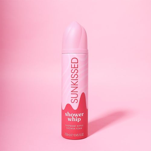 Sunkissed Shower Whip Shower Foam Raspberry Ripple 250ml