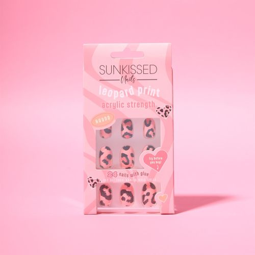 Sunkissed Nail Studio Leopard Print Round