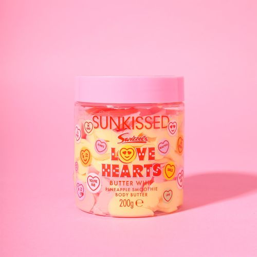 Sunkissed x Love Hearts Butter Whip Body Butter Pineapple Smoothie 250g