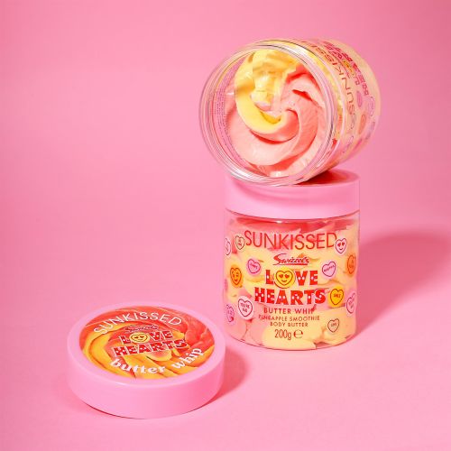 Sunkissed x Love Hearts Butter Whip Body Butter Pineapple Smoothie 250g