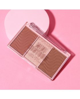 Sunkissed Mini Contour Face Trio Palette - 12.6g Highlight Bronzer - Vegan