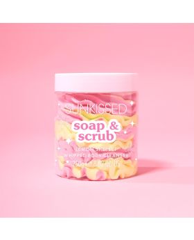 Sunkissed Soap and Scrub Whipped Body Cleanser Lemon Sherbet 250g