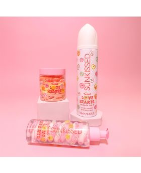 Sunkissed x Love Hearts Mini Collection Bath & Body Gift Set Bundle