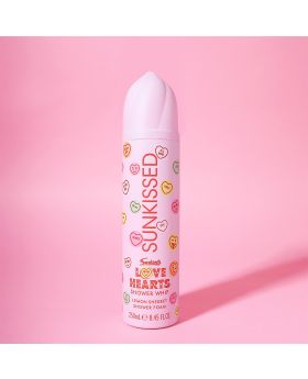 Sunkissed x Love Hearts Shower Whip Lemon Sherbet Shower Foam 250ml