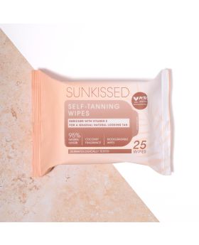 Sunkissed Self-Tanning Wipes 25 Pack