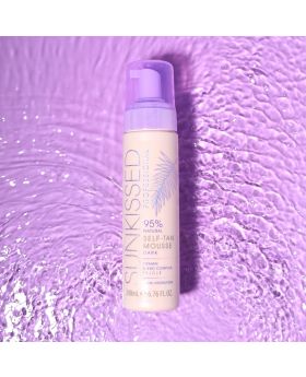 Sunkissed Professional Self Tan Mousse  200ml - Dark -  Vitamin Blend Complex B5, C, E - 24HR Hydration - 95% Natural Formula - Vegan