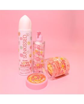 Sunkissed x Love Hearts Mini Collection Bath & Body Gift Set Bundle