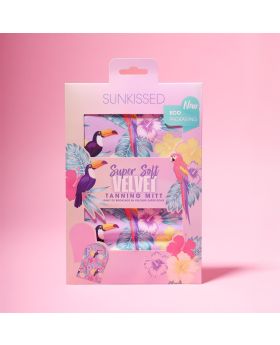 Sunkissed Tropical Bird Single Sided Tanning Mitt