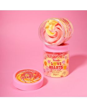 Sunkissed x Love Hearts Butter Whip Body Butter Pineapple Smoothie 250g