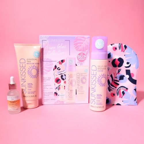 Sunkissed Pure Glow Collection Dark Tanning Set